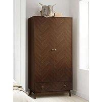Birlea Herringford 2 Door 1 Drawer Wardrobe