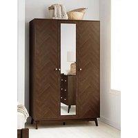 Birlea Herringford 3 Door Wardrobe With Mirror