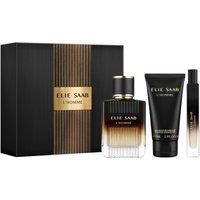 Elie Saab Lhomme Edp Intense 100Ml With Showel Gel + 10Ml Pen Spray Gift Set