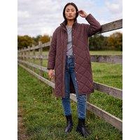 Roman Roman Womens Petite Oversized Puffer Coat - Wine