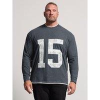 Badrhino Acid Wash Long Sleeve T-Shirt - Black