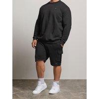 Badrhino Jersey Cargo Shorts - Black