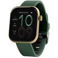 Reflex Active Spectra Dark Green Silicone Strap Smart Watch