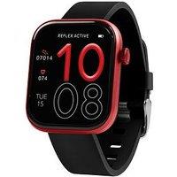 Reflex Active Spectra Black Silicone Strap Smart Watch