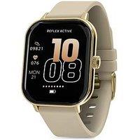 Reflex Active Nexus Cream Silicone Strap Smart Watch