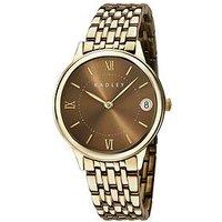 Radley Ladies Gold Plated Round Stainless Steel Bracelet Watch