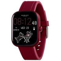Radley Series 55 Dark Cherry Silicone Strap Smart Watch