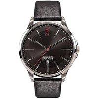 Liverpool Fc Liverpool Football Club Silver Sleek Watch With Black Strap