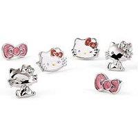 Hello Kitty Kids 3 Piece Earrings Set Hello Kitty