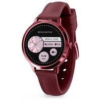 Reflex Active Spectra Burgundy Silicone Strap Smart Watch
