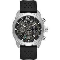 Police Railay Black Sillicone Strap Watch
