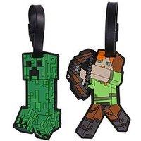 Minecraft 2 Pcs Luggage Tag Set Minecraft