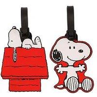 Snoopy 2 Pcs Snoopy Luggage Tag Set