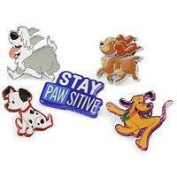 Disney 5 Piece Disney Dog Pin Badges Set