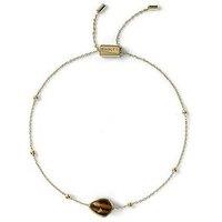 Radley 18Ct Gold Plated Tigers Eye Friendship Bracelet