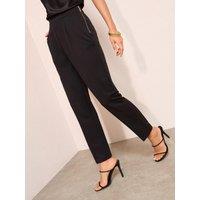 Friends Like These Womens Epp Stretch Twill Tapered Trousers - Black