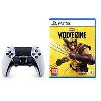 Playstation Marvel'S Wolverine & Playstation 5 Dualsense Edge Wireless Controller - White