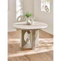 Julian Bowen Thyra Concrete Effect Round Dining Table