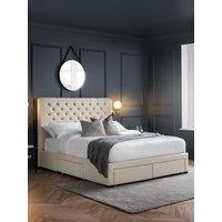 Julian Bowen Wilton Deep Button 4 Drawer Bed - Double - Double