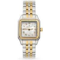 Say It With Womens Square Roman Numeral Watch - 2-Tone