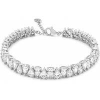 Say It With Womens Pear Stone Tennis Bracelet - Silver