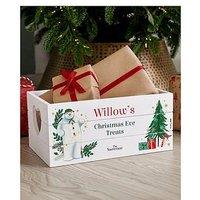 The Personalised Memento Company Personalised The Snowman Christmas Wishes Wooden Crate