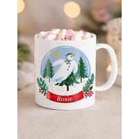 The Personalised Memento Company Personalised The Snowman Christmas Wishes Plastic Mug