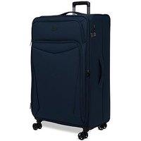 Rock Luggage Vitality Extra Large Navy Suitcase