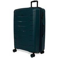 Rock Luggage Resilient Large Teal Suitcase