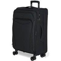 Rock Luggage Vitality Medium Black Suitcase