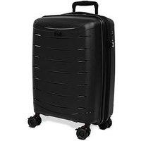 Rock Luggage Resilient Cabin Black Suitcase