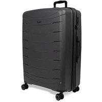 Rock Luggage Resilient Large Charcoal Suitcase