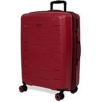 Rock Luggage Resilient Medium Red Suitcase