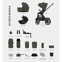 Venicci Upline 3 Hunter - 4In1 Bundle Tiago Black Car Seat And 360 Base - Dark Olive