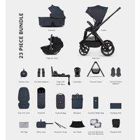 Venicci Upline 3 Hunter - 4In1 Plus Bundle Tiago Black Car Seat And 360 Base - Navy