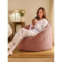 Icon Beanbags Velvet Sirena Accent Chair