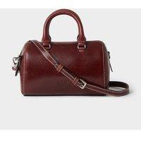 Osprey London Womens Madison Mini Leather Barrel Bag - Chestnut