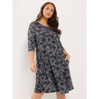Yours Womens Curve Pocket Swing Dress - Black
