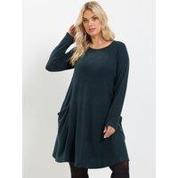 Yours Curve Soft Touch Pocket Swing Dress