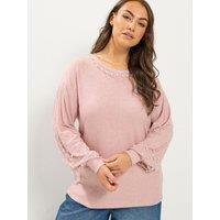 Yours Curve Diamante Embellished Jumper