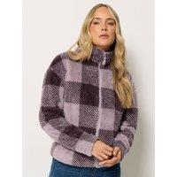 Long Tall Sally Tall Check Print Fleece