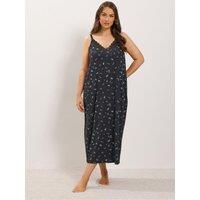 Yours Curve Soft Touch Ditsy Midaxi Chemise