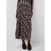 Accessorize Womens Check Midaxi Skirt