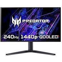 Acer Predator X27X1Bmiippruzx Gaming Monitor - 26.5In, 4K, Qd-Oled, 240Hz, Height Adjustable, Black