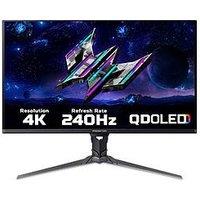 Acer Predator X32X5Bmiiphuzx Gaming Monitor - 31.5In, 4K, Qd-Oled, 240Hz, Height Adjustable, Black