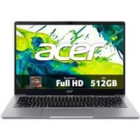Acer Aspire Lite Laptop - Amd Ryzen 3, 8Gb Ram, 512Gb Ssd, 14In Fhd Ips, Iron - No Power Adaptor Included - Laptop Only
