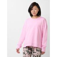 Sweaty Betty Womens Training After Class Open Back Tie Sweatshirt - Pink