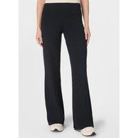 Sweaty Betty Womens All Day Ultra-Soft High-Rise Wide Leg 30-Inch Trousers - Black