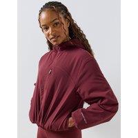 Sweaty Betty Womens Fleece Lined Hooded Full Zip Shell Jacket - Red