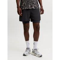Jack & Jones Mens Sports Inner Tight Flux Shorts - Black
